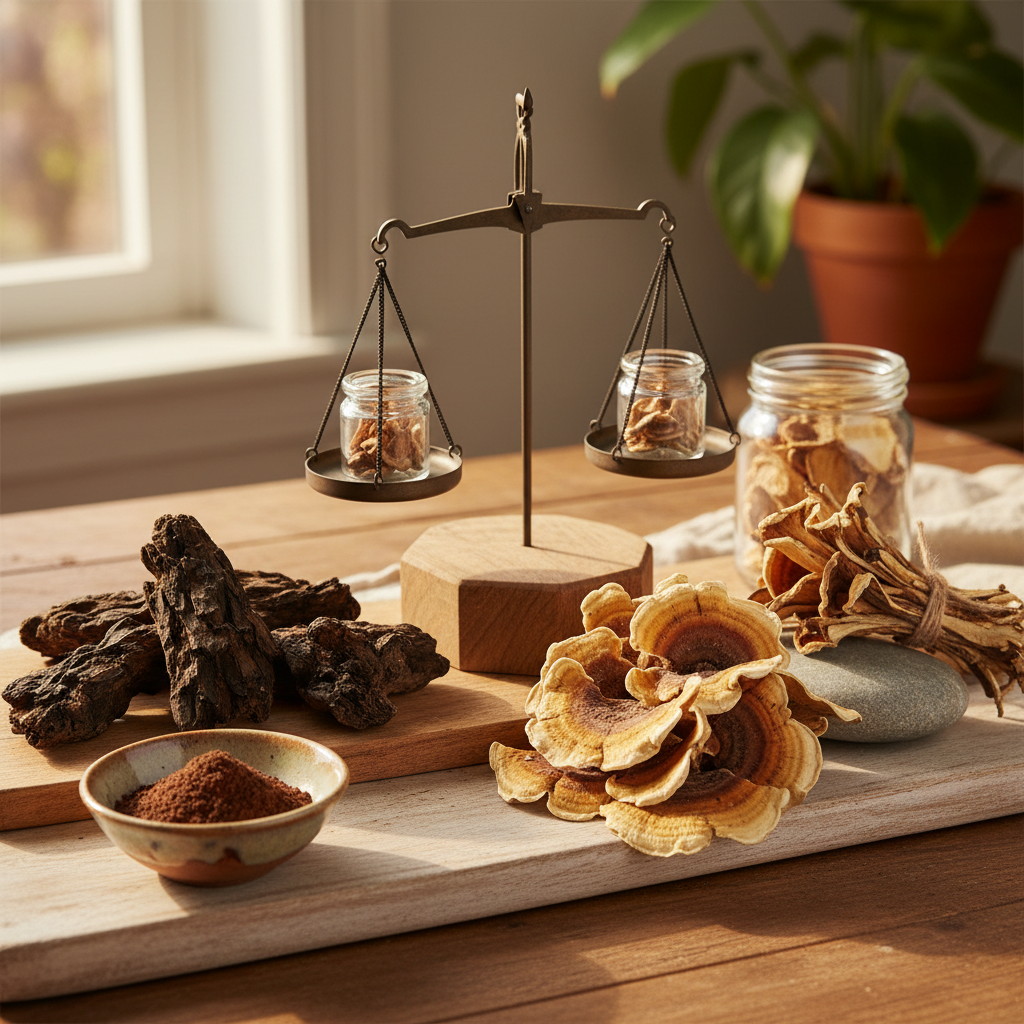 Chaga vs Coda di Tacchino: Confronto tra Due Funghi Immunitari Potenti
